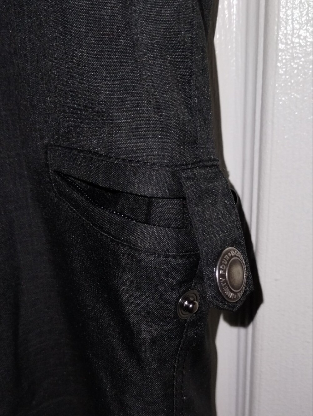 DC Women's Black Cargo Snow Pants with Zippered Pockets .Size L - Picture 5 of 12
